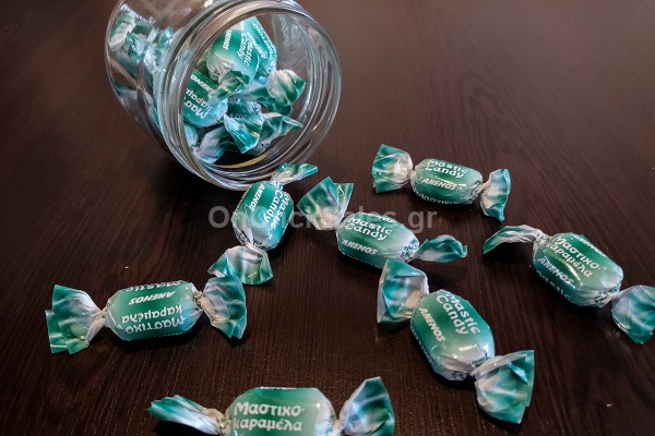 Μαστιχοκαραμέλες Κρυσταλλικές Σακουλάκι 1000γρ 'Ανεμος