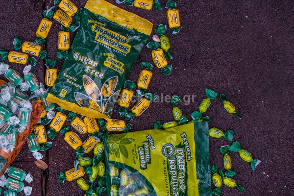 Μαστιχοκαραμέλες με Φυσική Μαστίχα, Μαλακές Sugar Free Άνεμος 100γρ