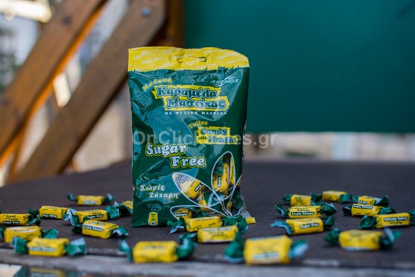 Μαστιχοκαραμέλες με Φυσική Μαστίχα, Μαλακές Sugar Free Άνεμος 100γρ