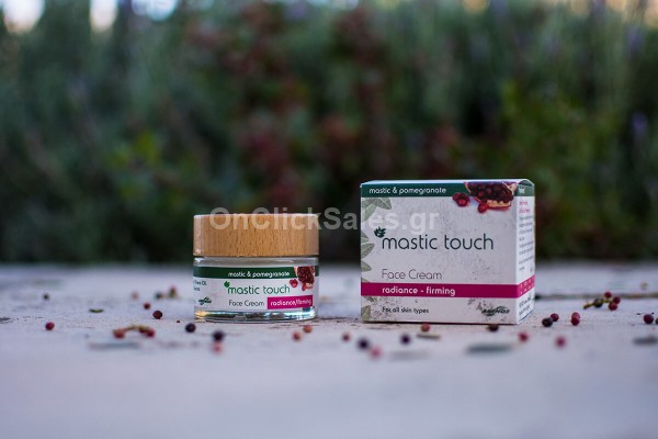 Κρέμα Προσώπου Mastic Touch με Μαστίχα και Ρόδι, Λάμψης και Σύσφιξης Άνεμος 50ml