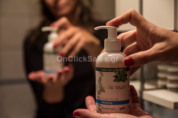 Υγρό Σαπούνι Προσώπου & Mastic Touch με Μαστίχα, Αλόη & Πανθενόλη Άνεμος 200ml