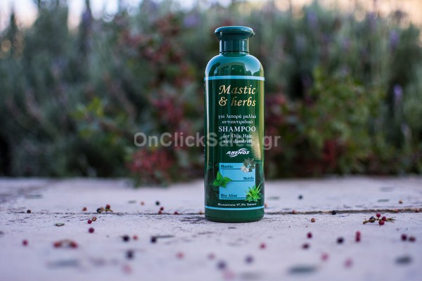 Σαμπουάν Mastic & Herbs για Λιπαρά Μαλλιά - Αντιπυτιριδικό Άνεμος 300ml
