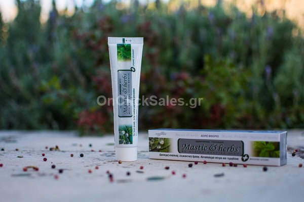 Οδοντόκρεμα Μastic & herbs με Μαστίχα και Βιολογικό Δυόσμο Άνεμος 75ml