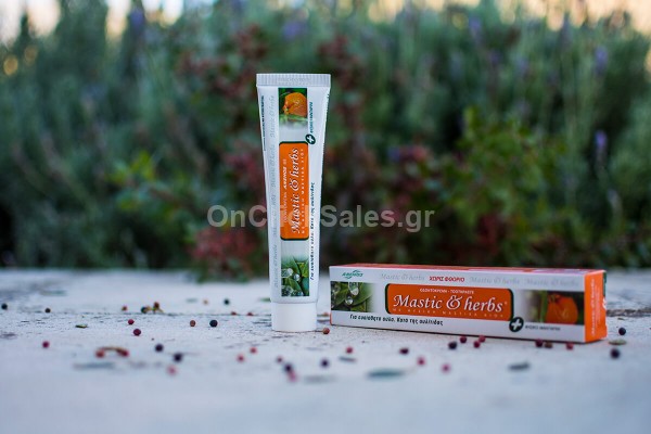 Οδοντόκρεμα Μastic & herbs με Μαστίχα και Μανταρίνι Άνεμος 75ml