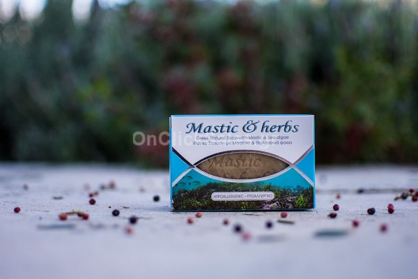 Σαπούνι Mastic & Herbs με Μαστίχα & Φύκια Άνεμος 125γρ
