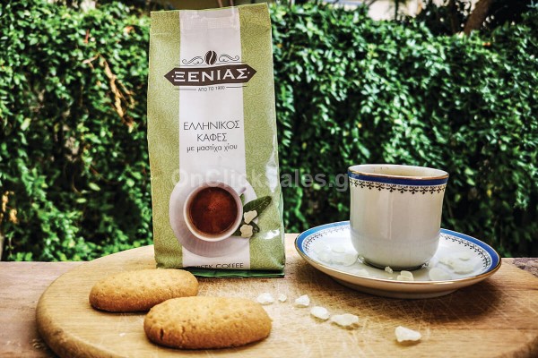 Ελληνικός Καφές με Φυσική μαστίχα Χίου Ξενιά 200γρ Ελληνικός Καφές με Φυσική μαστίχα Χίου Ξενιά 200γρ