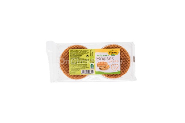 Biofarma Βάφλες με Mέλι ΒΙΟ 175gr