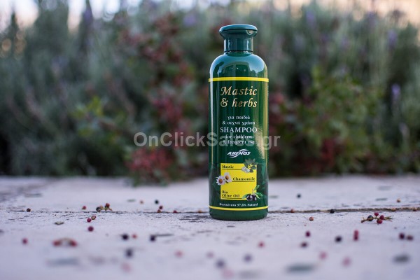 Σαμπουάν Mastic & Herbs KIDS με Μαστίχα, Χαμομήλι &  Βιολογικό Ελαιόλαδο Άνεμος 300ml