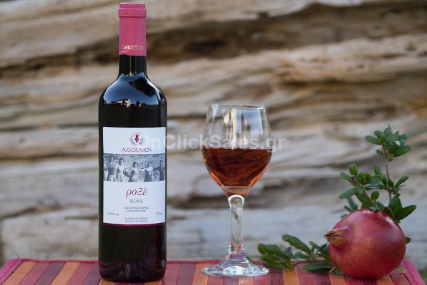 Οίνος Ροζέ Ξηρός Αριούσιος 750ml