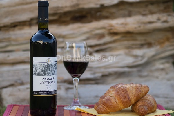Οίνος Αυστηρός Ερυθρός, Ξηρός Αριούσιος 750ml