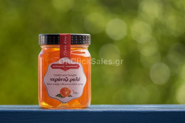 Γλυκό του Κουταλιού Νεράτζι Ρολέ Κοράκης Μαρίνος 450γρ