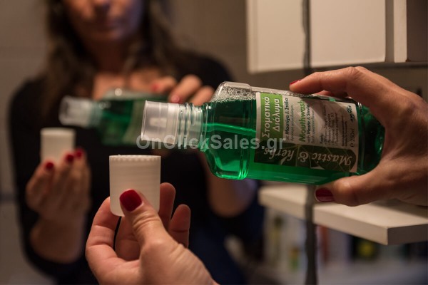 Στοματικό διάλυμα Mastic & Herbs με Μαστίχα, Στέβια και Δυόσμο Άνεμος 250ml