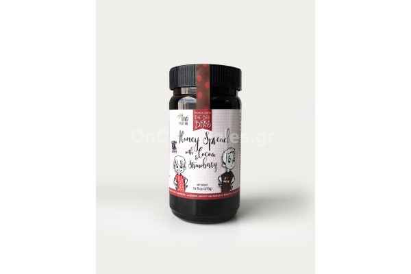 Άλειμμα Μελιού με Κακάο & Φράουλα Bee Bros 300g