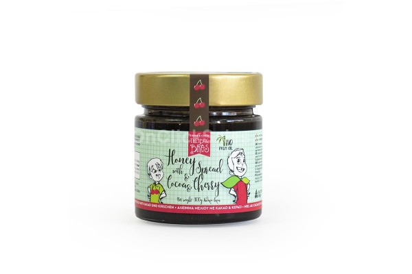 Άλειμμα Μελιού με Κακάο & Κεράσι Bee Bros 300g