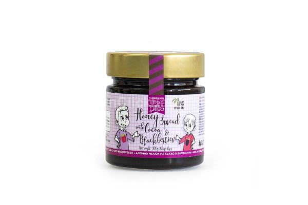Άλειμμα Μελιού με Κακάο & Βατόμουρα Bee Bros 300g