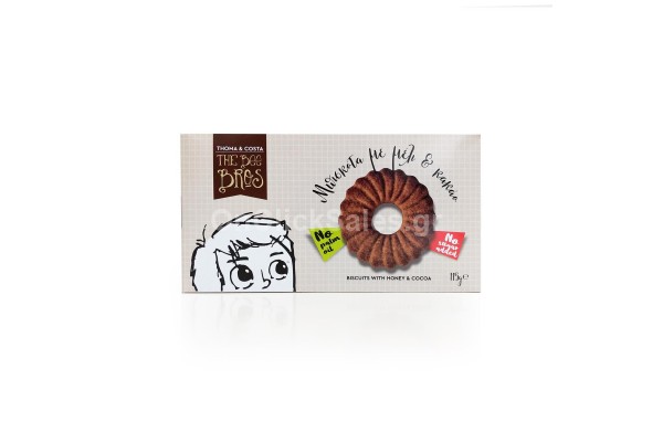 Μπισκότα με Μέλι και Κακάο The Bee Bros 115gr