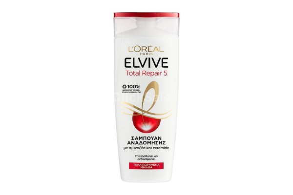 L'Oreal Paris Elvive Total Repair Reconstructing 5 Conditioner Κερατίνης για Επανόρθωση & Ψαλίδα για Ταλαιπωρημένα Μαλλιά 300ml