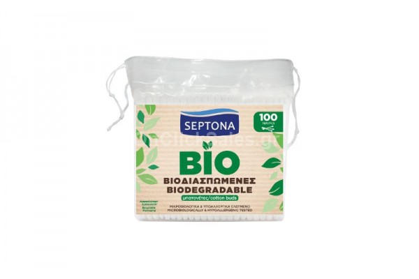 Septona Μπατονέτες Βιοδιασπώμενες σε Σακουλάκι 100τμχ